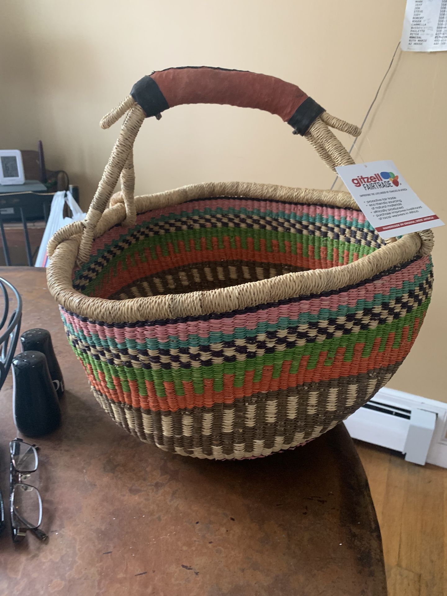 Handmade Large Market Basket