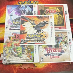 Pokémon And Zelda 3ds Games 
