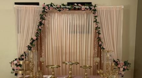 Beautiful Blush Backdrops 