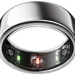 Oura Ring Gen3 Horizon - Silver - Size 6 - Smart Ring - Size First with Oura Ring Gen3 Sizing Kit - Sleep Tracking Wearable - Heart Rate - Fitness Tr