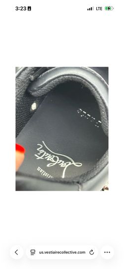 Vieira night spikes low top sneaker in black