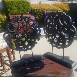 2 Heavy  Beautiful Table Accents