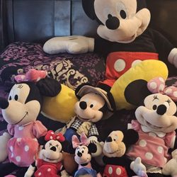 Mickey & Minnie Mouse Plush 