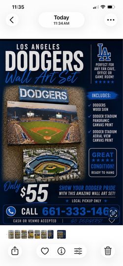 Dodgers Walmart 3 pc set