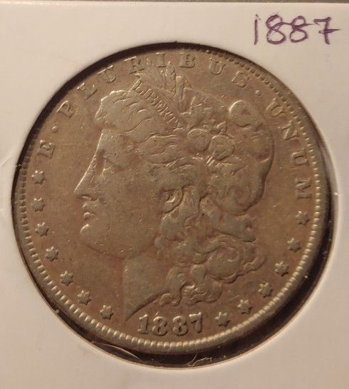 1887 Morgan Silver Dollar
