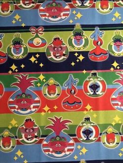 Dreamworks TROLLS Christmas Birthday Wrapping Paper 20 Sq Ft - 2 rolls for gift wrapping

