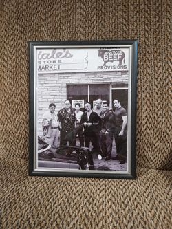FRAMED SOPRANO CANVAS PRINT.  12" X 8".  NEW.  PICKUP https://offerup.com/redirect/?o=T05MWS5ORVc=.  PICKUP ONLY