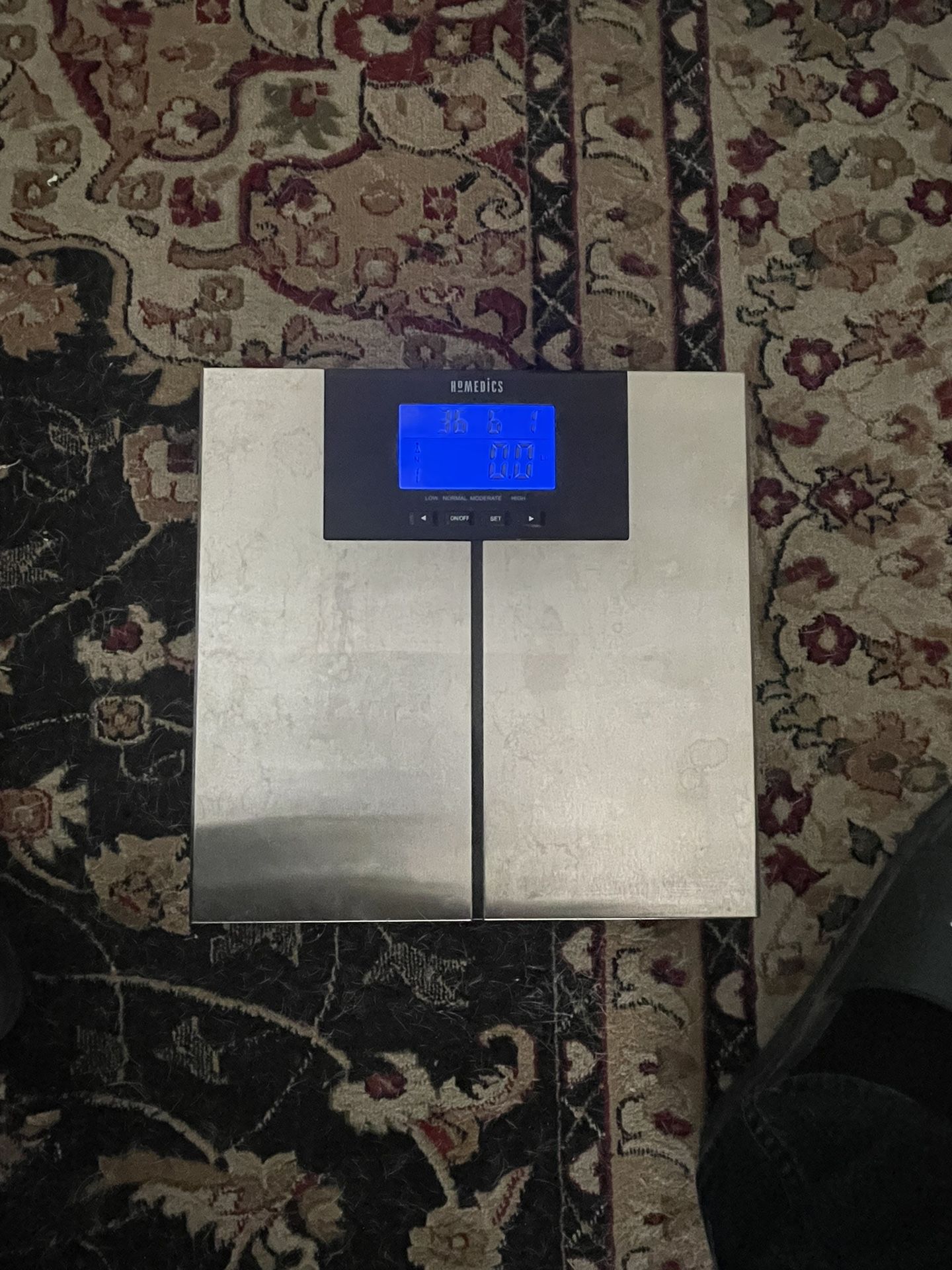 Homedics Digital Bathroom Scale Stainless Steel