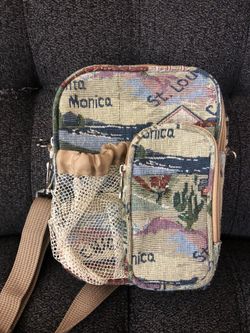 Route 66 Tapestry Utility/Crossbody Bag
