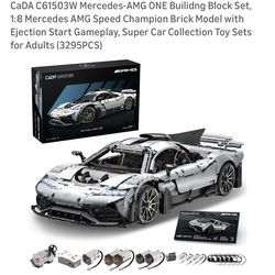 3295pcs Mercedes AMG one building block & RC car, new