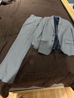 Boys grey suit- size 14