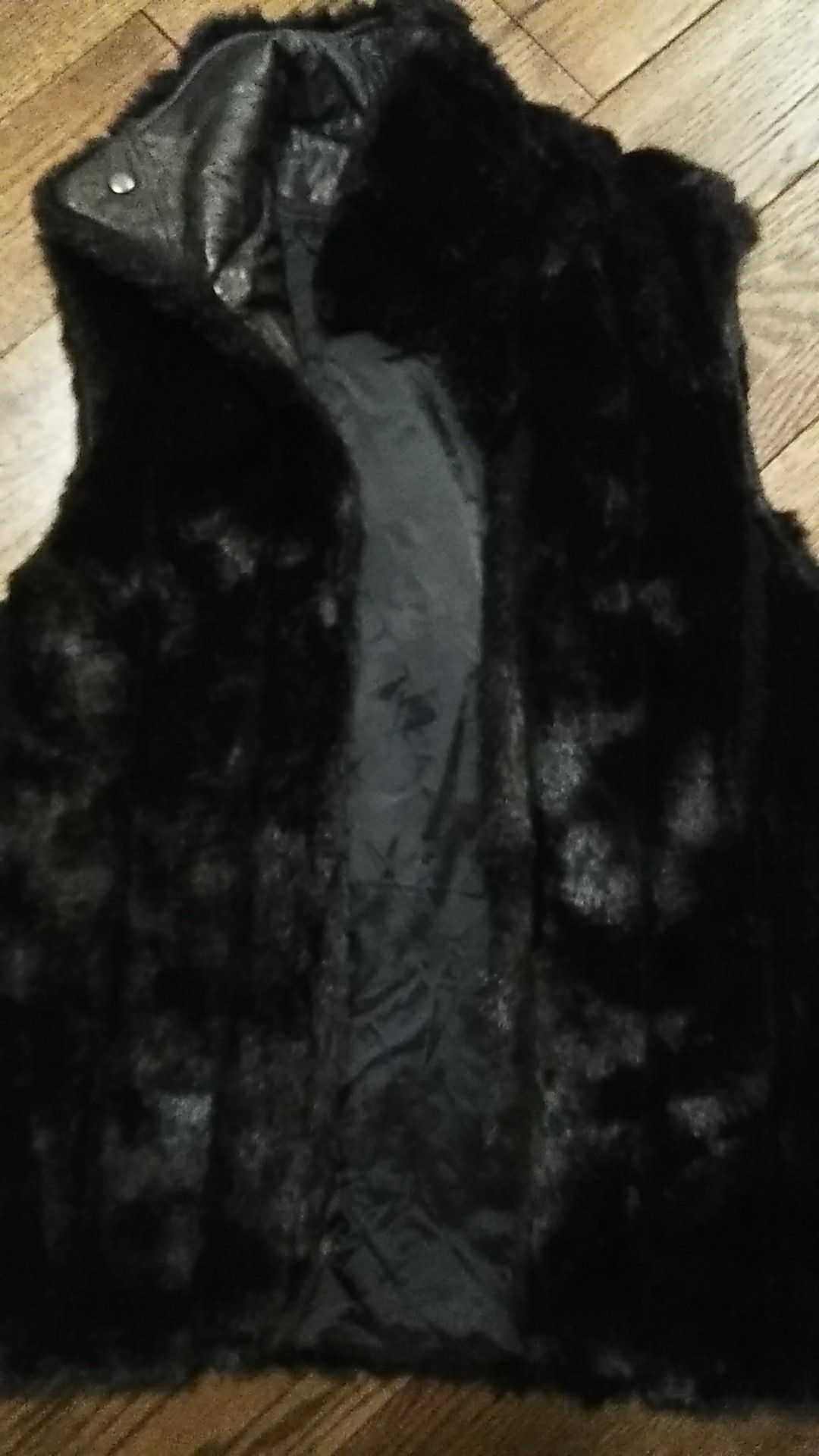 Rabbit fur vest
