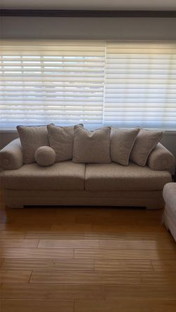 fabric sofa and love  seat set