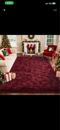 Area Rugs for Living Room, Feet Soft Fluffy Shagg Plush Rug High Pile Large Indoor Modern Non-Slip Floor Carpet for Bedroom Nursery Girls Kids Home Ro
