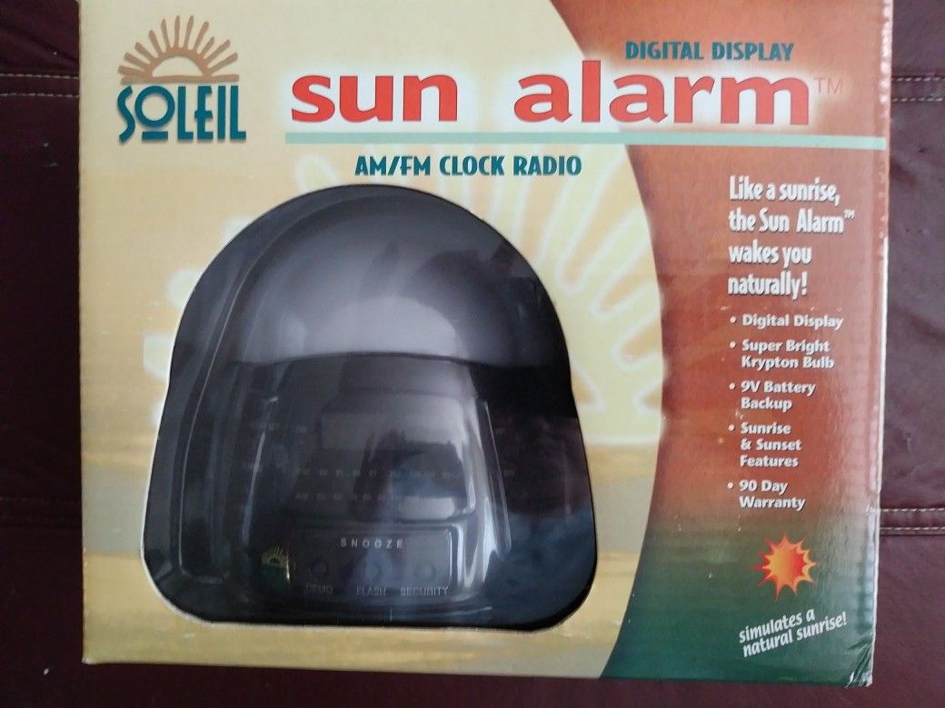 Sun Alarm Clock/Radio