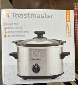 Toastmaster 1.5Qt Stainless Steel Slow Cooker
