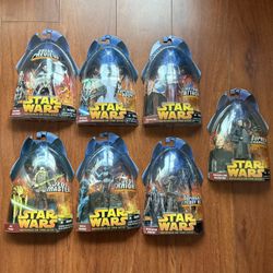 NEW Star Wars - General Grievous Kit Fisto Aayla Secura Palpatine Mustafar Sentry figure - Revenge of the Sith