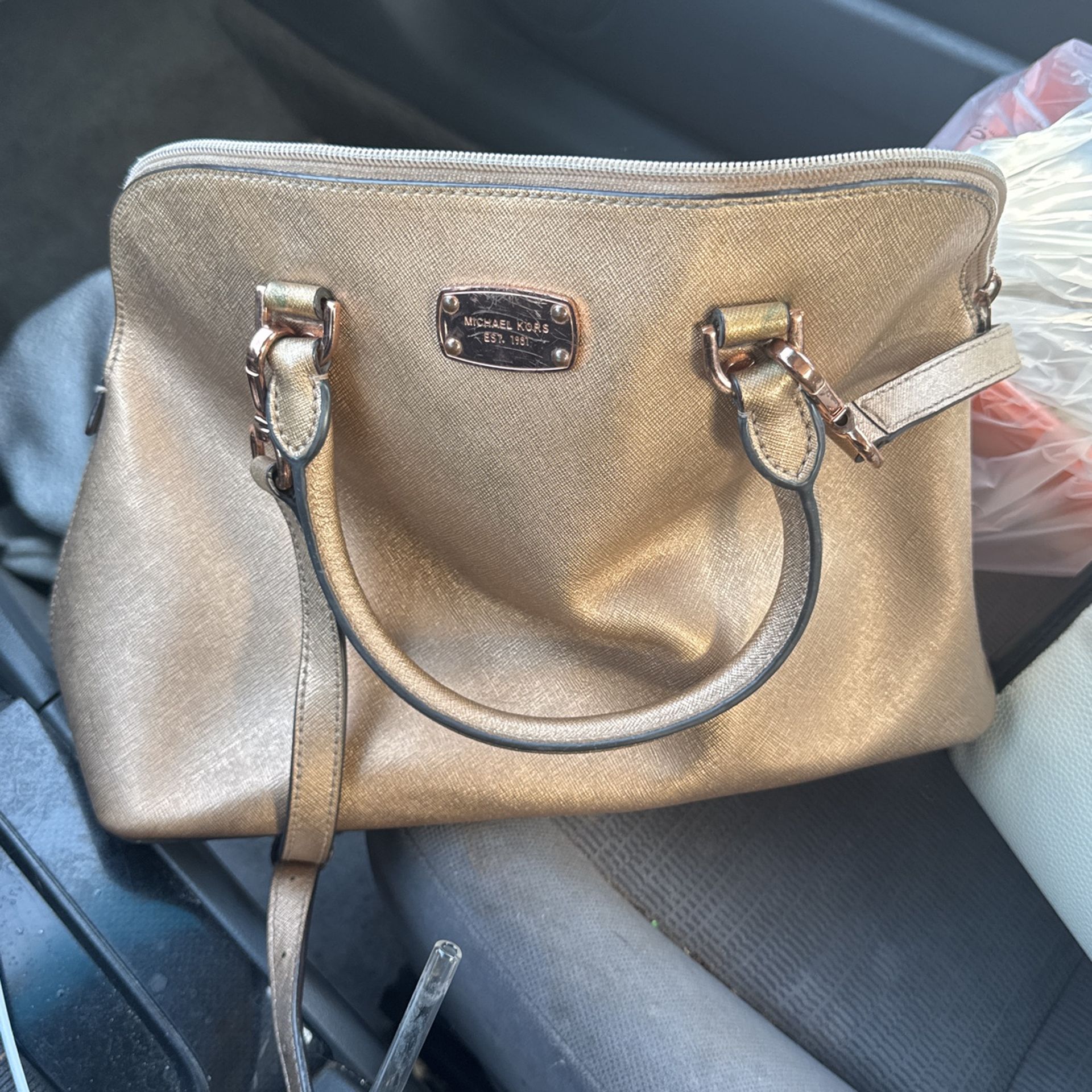 Michael Kors Rose Gold Purse