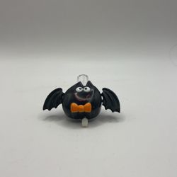 Vintage 1987 Lapel PIN Halloween Vintage WIND UP BAT Brooch