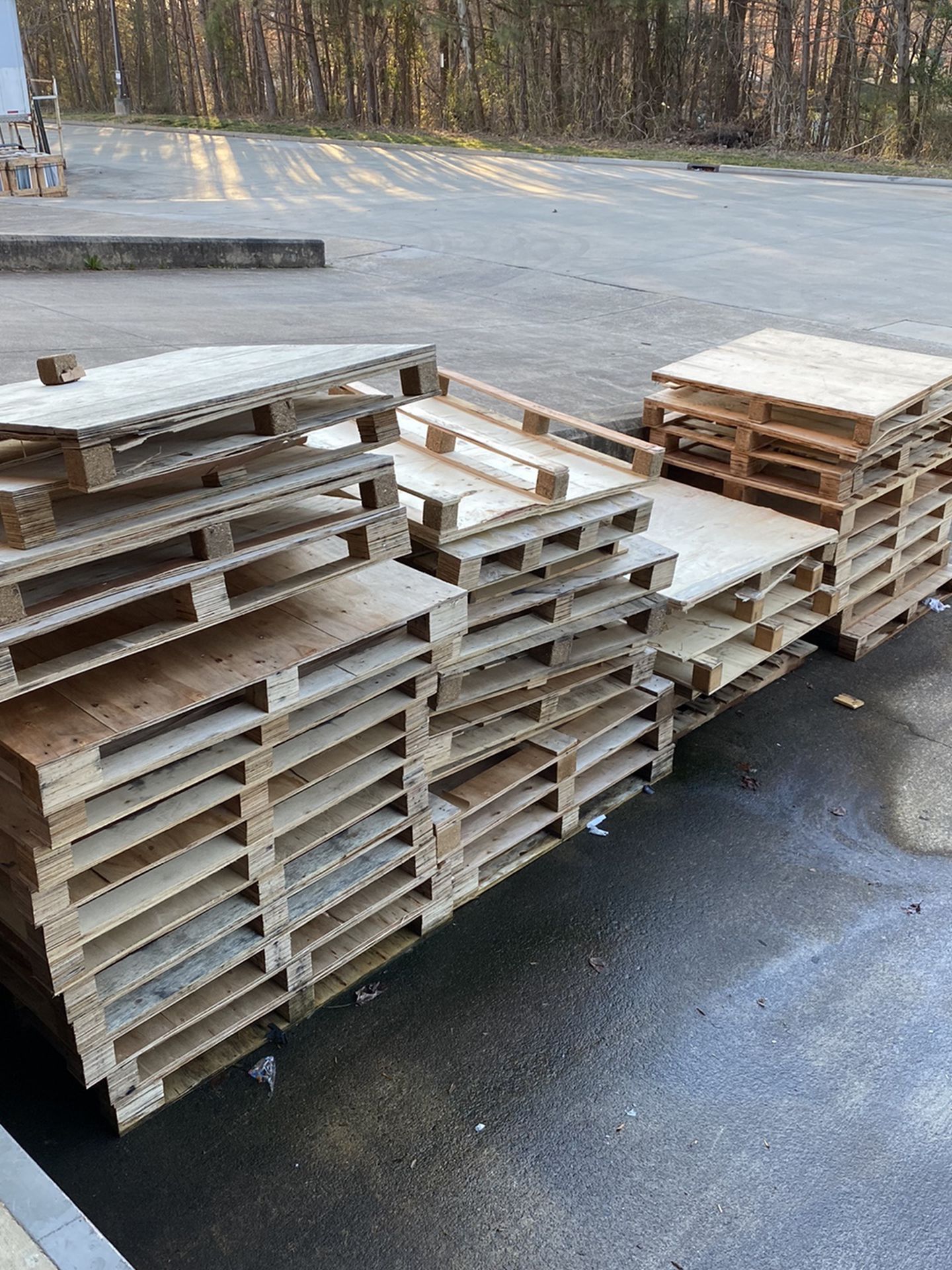 Free pallets and plywood