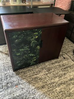 Wood cabinet