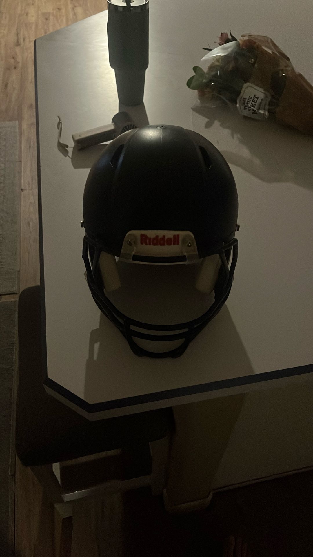 Black Large Ridell Football Helmet