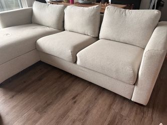 IKEA Finnala Sofa, with chaise/Gunnared beige