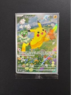 Pokemon pikachu promo card sealed
