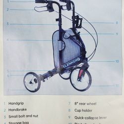 New 3-wheel Walker for Senior