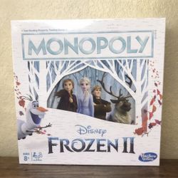 Hasbro Gaming Disney Frozen II Monopoly Game Toy ~ New Sealed