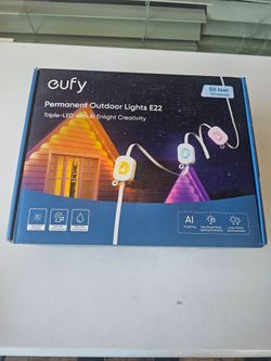 eufy permanent outdoor light e22 triple led with enlight creativity New
