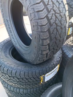 New set of tires aplus all terrain 285 70 17 lt