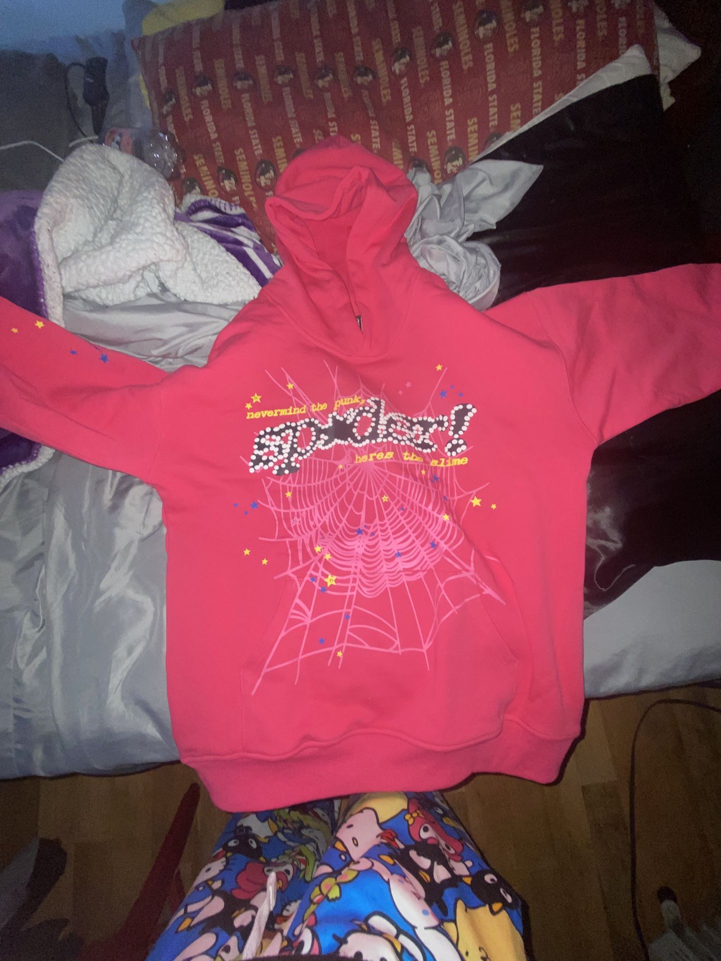 Pink Spider Hoodie