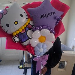 Hello Kitty Balloon Bouquet Gift
