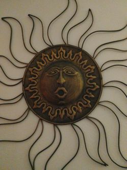 Sun wall decor