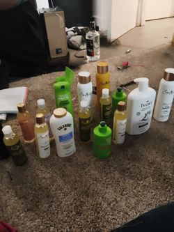 Body wash and conditioner shea butter and Garnier fructis