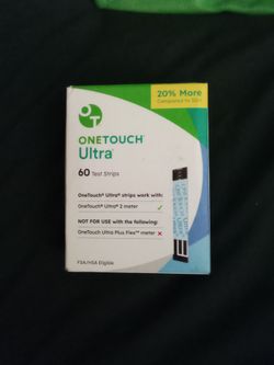 OneTouch Ultra Blood Glucose Test Strips 60ct