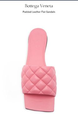 Bottega Veneta Women's Quilted Lamb Skin Sandals