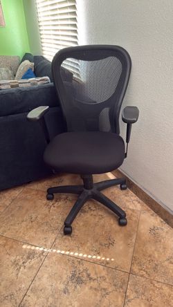 Eurotech Apollo Mesh Managers Office Chair with Arms - Fabric - Black
