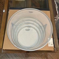 Used Remo Silentstroke Drumhead 5 Pack 