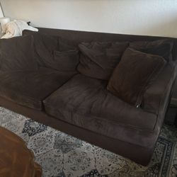 Free couch and end table with lamp