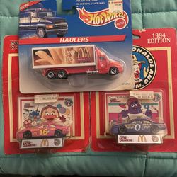 Hot Wheels McDonalds Lot