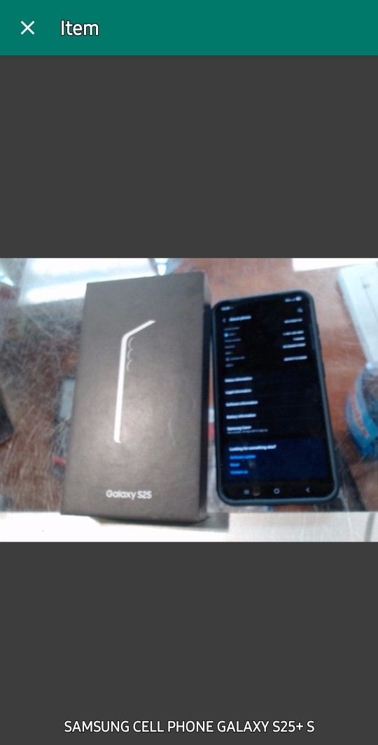 Brand New In Box Samsung S 25 +  Plus Samsung Case