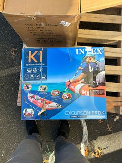 Intex Excursion Pro K1 Kayak Professional Series 10ft x 3ft x 1ft 6in 