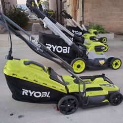 RYOBI CORDED LANW MOWER NEW