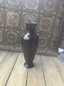 Heavy Glass Vase