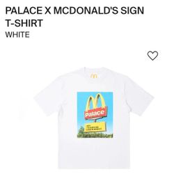 Palace x McDonald's Sign t-shirt White Small 