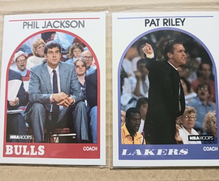 Really Nice Phil Jackson & Pat Riley Cards