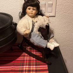 Doll On Rocking Horse
