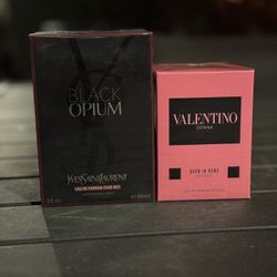 🔥 Brand New Designer Perfumes – YSL Black Opium & Valentino Donna Born in Roma Intense 🔥